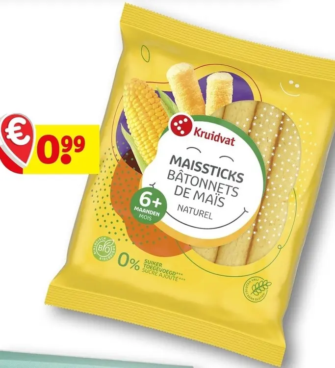 Aanbieding: Kruidvat Maissticks 