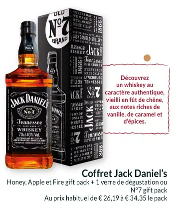 Offre: Coffret Jack Daniel's