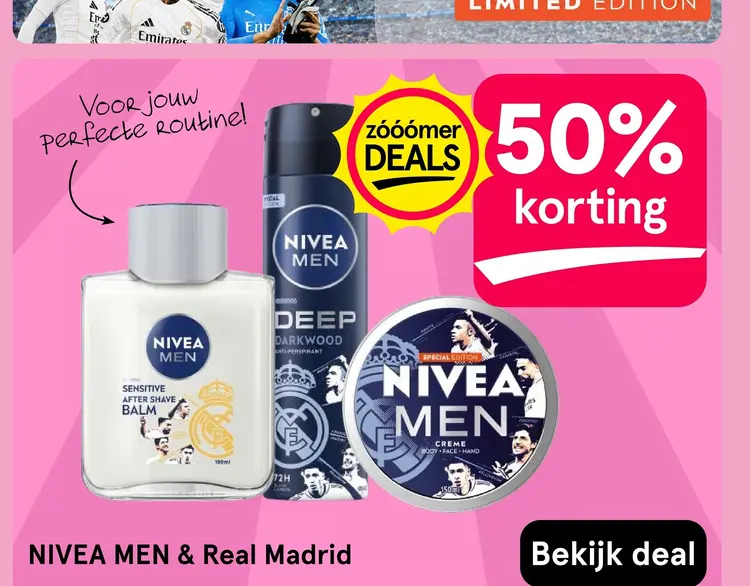 Aanbieding: NIVEA MEN & Real Madrid