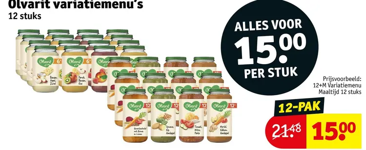 Aanbieding: Olvarit variatiemenu's