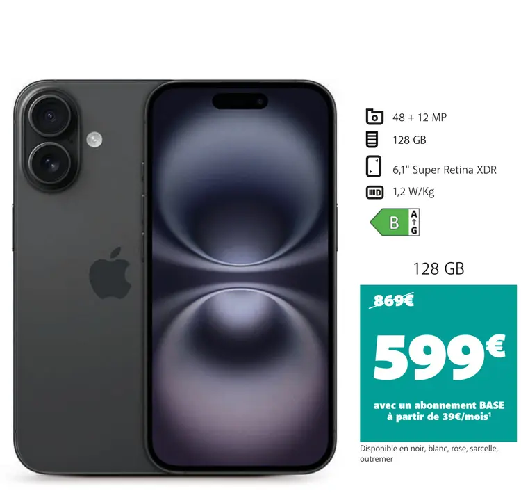 Offre: iPhone
