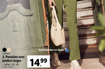 Offre: Pantalon avec jambes larges