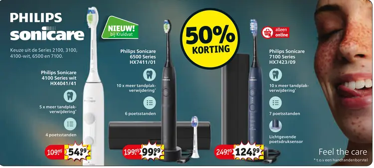 Aanbieding: Philips Sonicare 4100 Series wit HX4041/41
