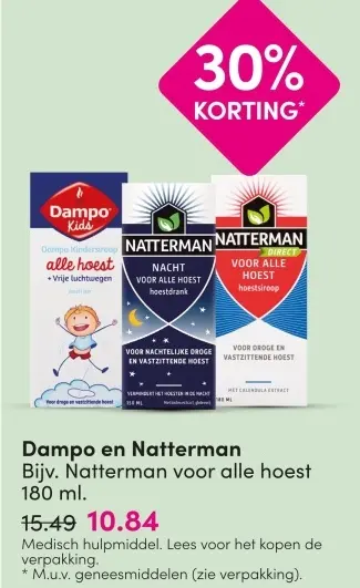 Aanbieding: Dampo en Natterman