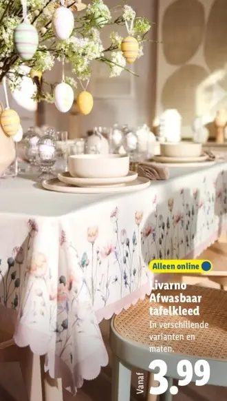 Aanbieding: Afwasbaar tafelkleed