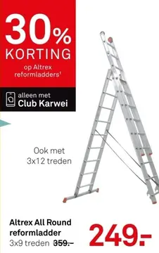 Aanbieding: Altrex All Round reformladder