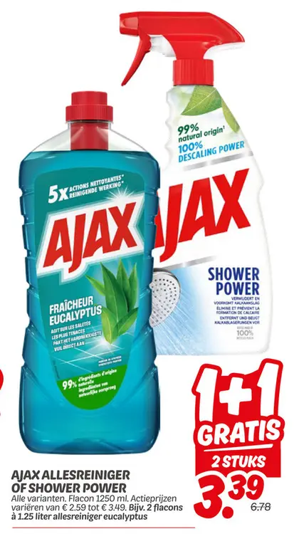 Aanbieding: Allesreiniger of shower power