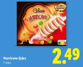 Aanbieding: Hurricane ijsjes
