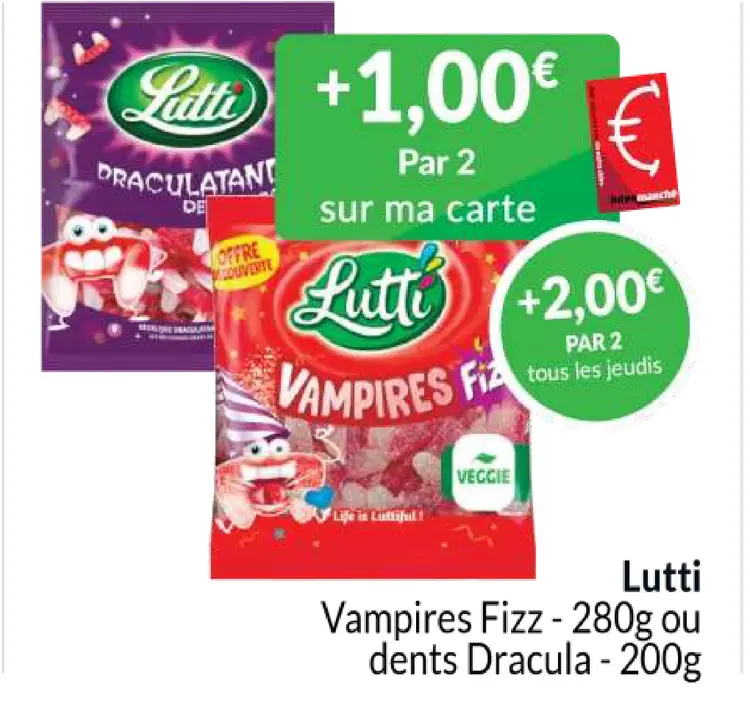 Offre: Vampires Fizz ou dents Dracula