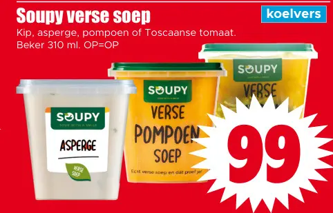 Aanbieding: verse soep