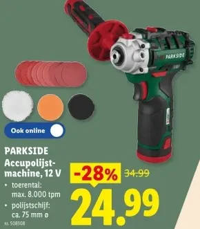 Promotie: Accupolijstmachine