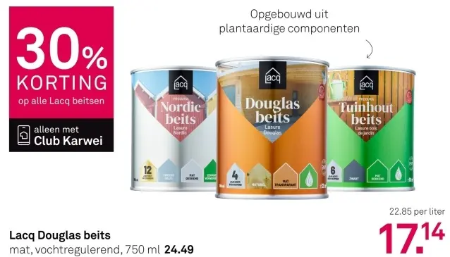 Aanbieding: Lacq Douglas beits