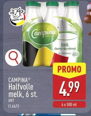 Promotie: Halfvolle melk