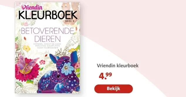 Aanbieding: Vriendin kleurboek