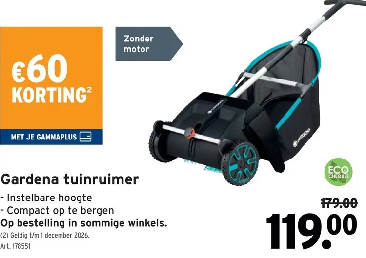 Promotie: Tuinruimer