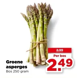 Groene asperges