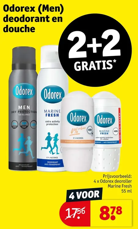 Promotie: Deodorant en douche