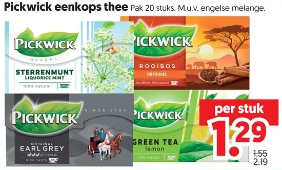 Aanbieding: Eenkops thee