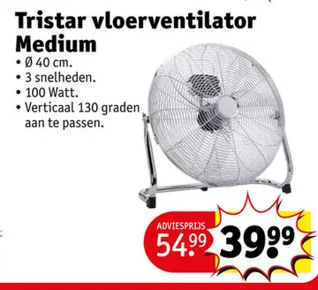Aanbieding: Tristar vloerventilator Medium