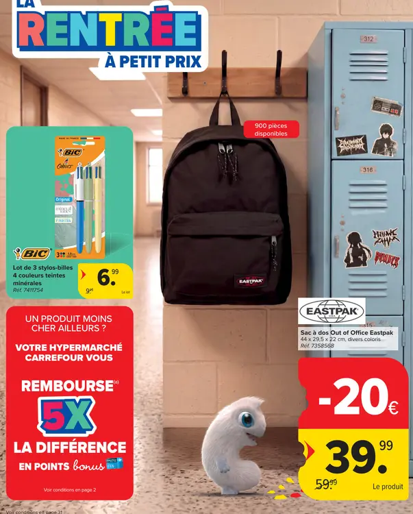 Offre: Sac à dos Out of Office