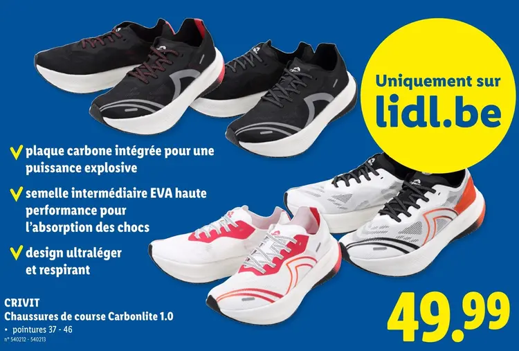 Offre: Chaussures de course Carbonlite 1.0