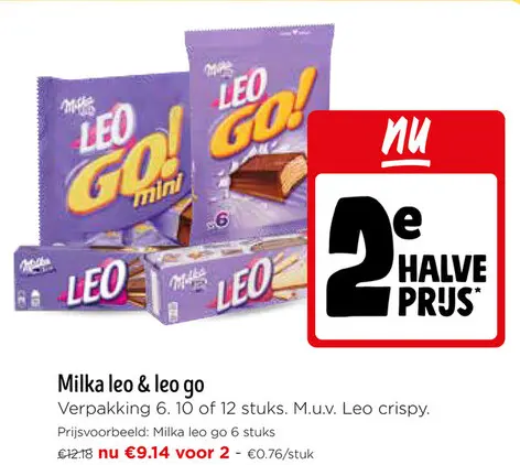 Promotie: Milka leo & leo go