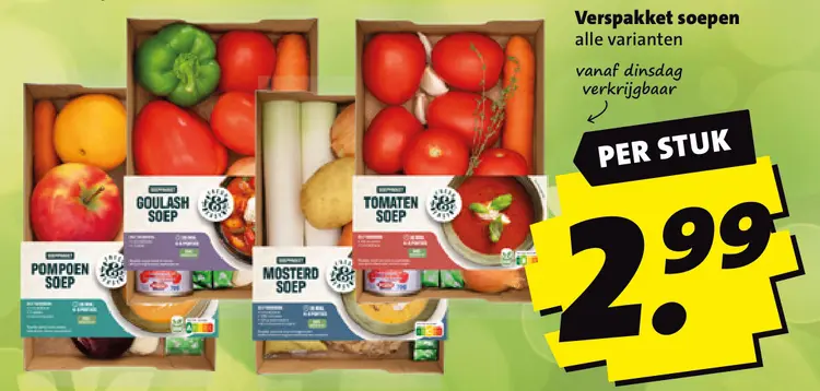 Aanbieding: Verspakket soepen