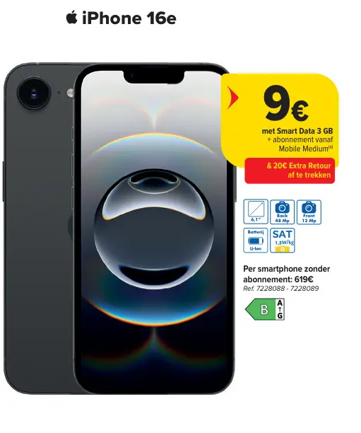 Promotie: iPhone 16e