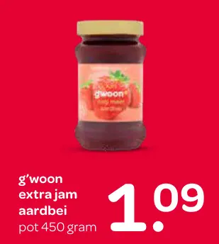 Aanbieding: Extra jam aardbei