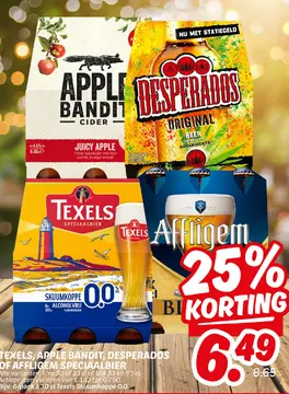 Aanbieding: TEXELS, APPLE BANDIT, DESPERADOS OF AFFLIGEM