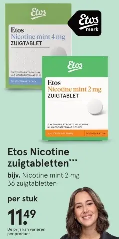 Aanbieding: Nicotine zuigtabletten
