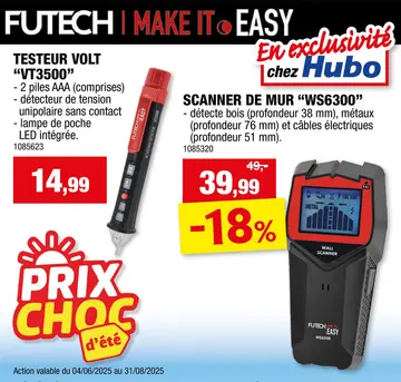 Offre: Futech Easy VT3500 testeur volt