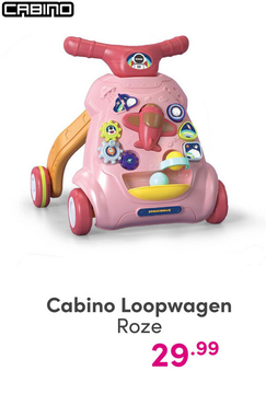 Aanbieding: Cabino Loopwagen Roze