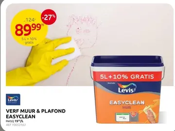 Aanbieding: Verf muur & plafond easyclean