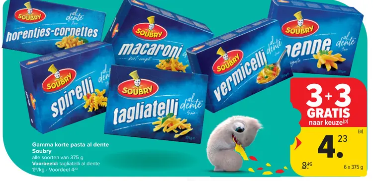 Promotie: Korte pasta al dente