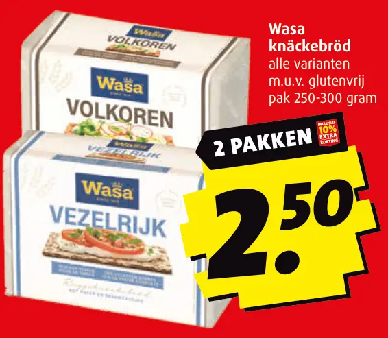 Aanbieding: knäckebröd