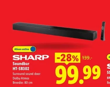 Aanbieding: Soundbar HT-SB302