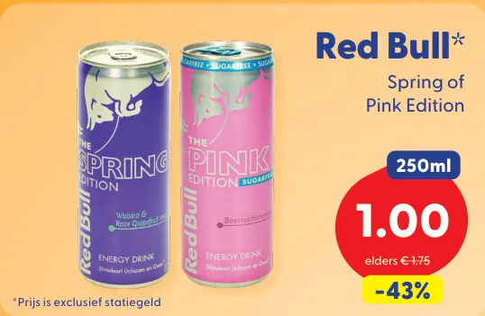 Aanbieding: Red Bull Spring of Pink Edition