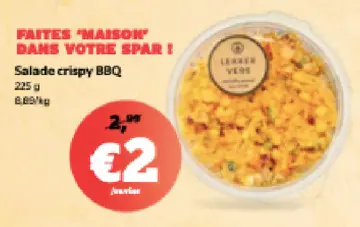 Offre: Salade crispy BBQ