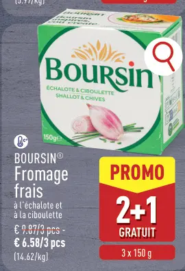 Offre: Fromage frais à l'échalote et à la ciboulette