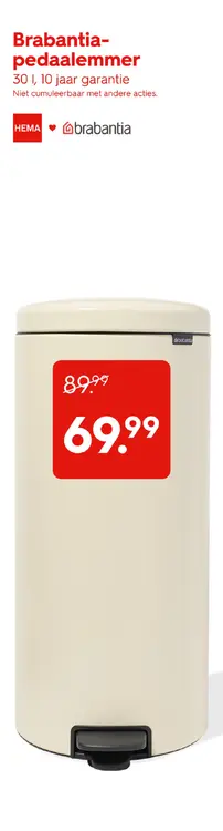 Promotie: Brabantia-pedaalemmer