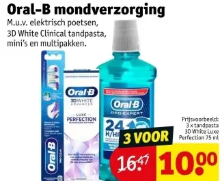 Promotie: Oral-B mondverzorging