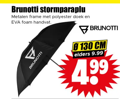 Aanbieding: Brunotti stormparaplu