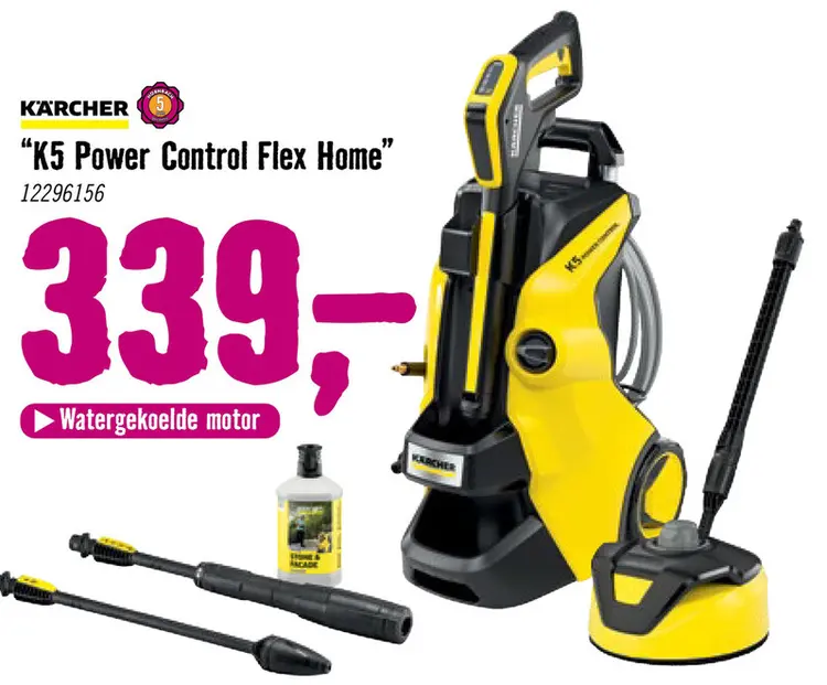 Aanbieding: Hogedrukreiniger K5 Power Control Flex Home