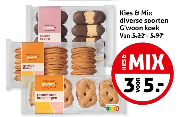 Aanbieding: Kies & Mix diverse soorten koek
