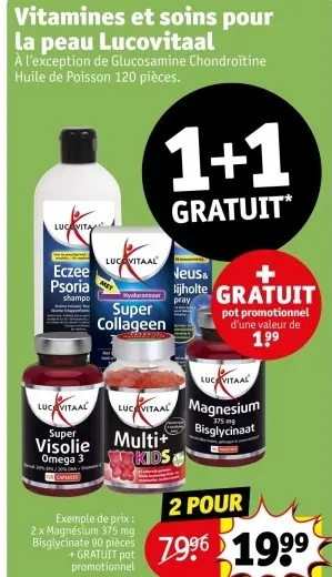 Offre: Vitamines et soins pour la peau