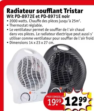 Offre: Radiateur soufflant