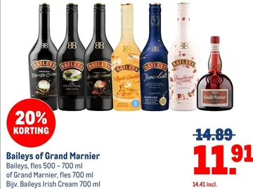 Aanbieding: Baileys of Grand Marnier