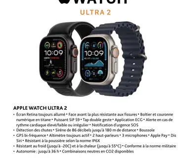 Offre: Apple watch ultra 2