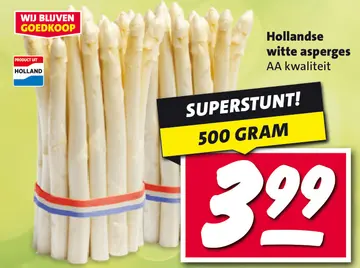 Aanbieding: Hollandse witte asperges